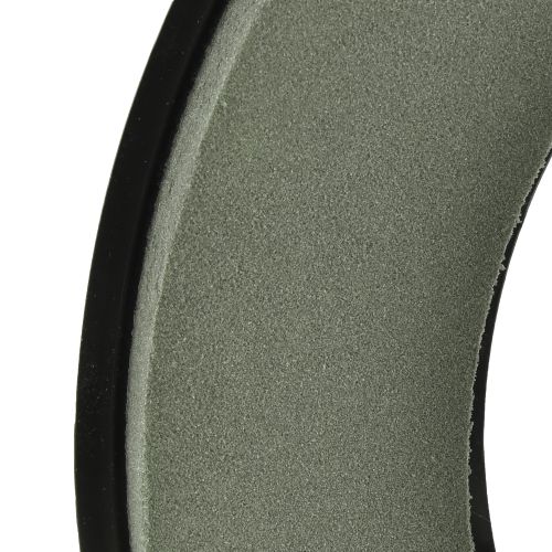 Artikel Blommig skumkransring svart Ø30cm 2 st