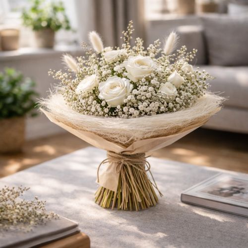 Artikel Bukettmanschett - elegant accessoar för perfekt blomsterarrangemang - 20 cm, 8 stycken
