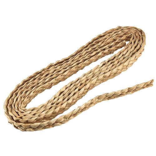 Floristik24 Halmband dekorativt band flätat smyckesband naturligt B2cm L4m