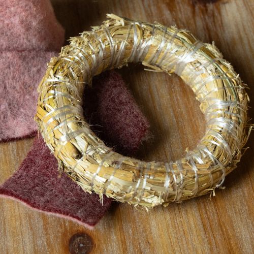 Artikel Halmkrans blank krans gjord av halm Roman 15/3cm 2 st