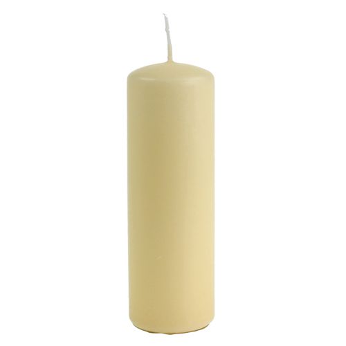 Pelarljus krämljus H145mm Ø50mm kräm 12st