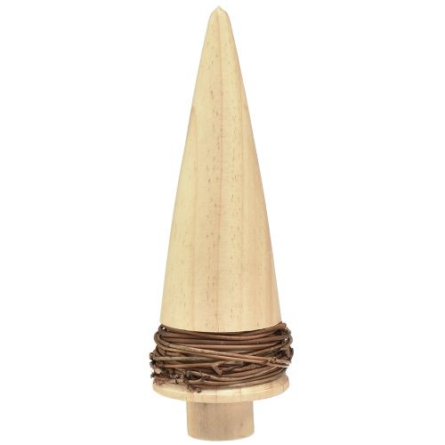 Artikel Julgran trä naturlig bordsdekoration Jul H18cm 2 st