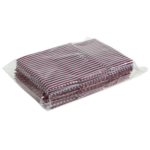 Floristik24 Väska plast Bordeaux sort. 12cm x 12cm 12st