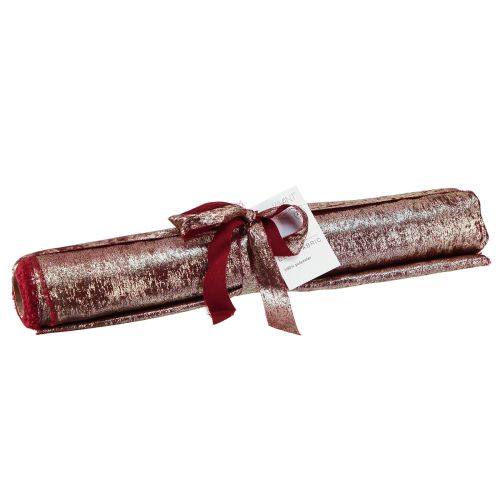 Artikel Bordsband dekorativt band Bordeaux guldfransar B28cm L2,5m