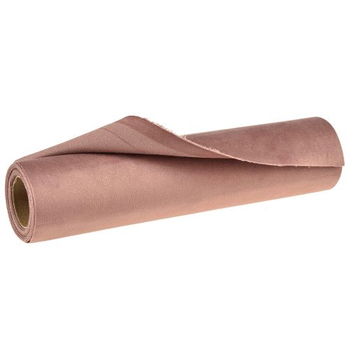 Artikel Bordslöpare i sammet gammalrosa, 28×270cm - Elegant bordslöpare dekorativt tyg för din festliga bordsdekoration