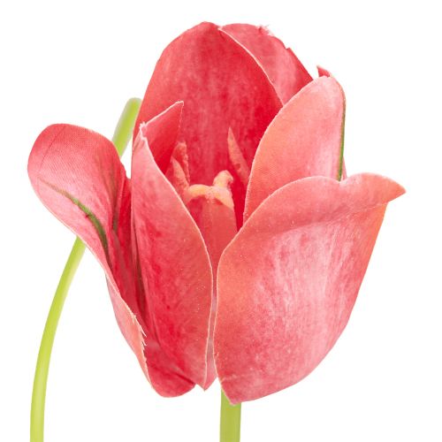 Artikel Tulpan konstgjord blomma röd, orange konstgjord vårblomma H67cm