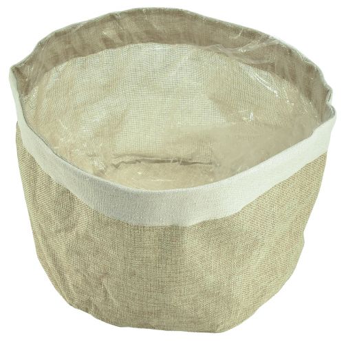 Artikel Planterkorg Jute Tyg Korg Naturlig Utensilo Ø26cm H21cm 3st