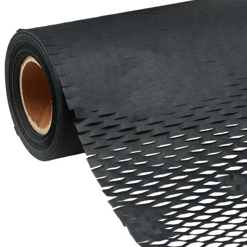 Floristik24 Bikakepapper svart omslagspapper B50,5cm L2500cm