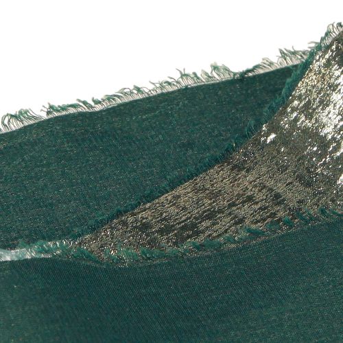 Artikel Julband Grönt guld Frayed Vintage W40mm L10m