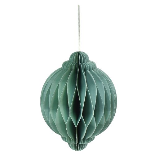 Artikel Julkulspapper turkos lök FSC Ø15cm H20cm