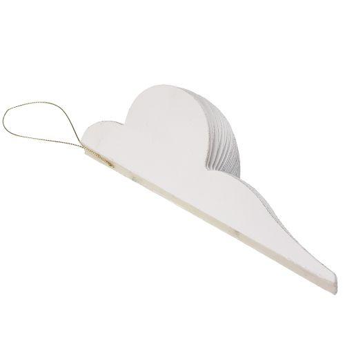 Artikel Julkula papper honeycomb dekoration lök vit FSC Ø12cm