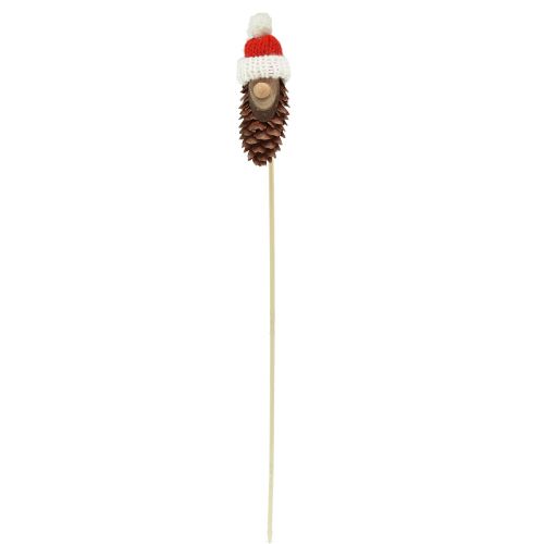 Floristik24 Kottetomte med hatt blompluggtomte 8cm 12 st