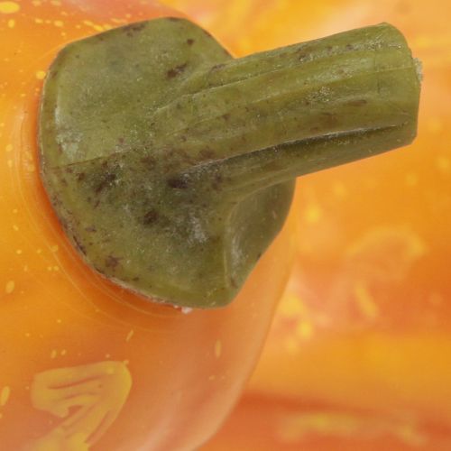 Artikel Dekorativ pumpa dekoration konstgjord pumpa orange Ø13,5cm H25cm