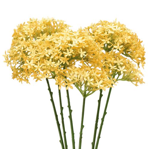 Artikel Prydnadslök Vild Allium konstgjord Gul 70cm 3 st