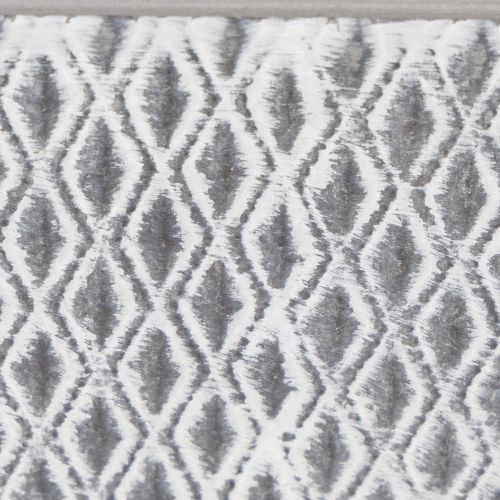 Zinkskål med diamantmönster 30 cm × 18 cm H15 cm | Floristik24.se