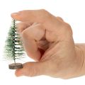 Konstgjorda minijulgranar som bordsdekorationer till jul, snötäckta, 6 cm, 12 stycken | Floristik24.se