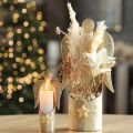 Ängelfigur ljusstake, guld, för bordsdekoration, 50 cm | Floristik24.se
