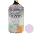 Floristik24 Glasfärg sprayeffekt spray sprayfärg glas rosa matt 250ml