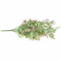 Floristik24 Bukett med gräs och blommor konstgjord rosa 53cm