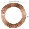 Aluminiumtråd 2mm för blomsterhandel och hantverk 60m 500g | Floristik24.se