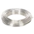 Floristik24 Aluminiumtråd, silver, 3 mm, hobbytråd för kreativa projekt, 1 kg
