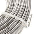 Aluminiumtråd, silver, 3 mm, hobbytråd för kreativa projekt, 1 kg | Floristik24.se