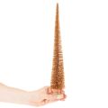 Konstgjord julgransdekoration, smal, med träbas, 40 cm, 3 stycken | Floristik24.se