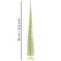 Konstgjord julgran, dekorativ gran på träbas, 60 cm | Floristik24.se