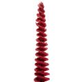 Modern smal dekorativ julgran på träbas, 80 cm | Floristik24.se
