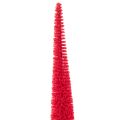 Dekorativ smal julgran, konstgjord julgran på träbas, 40 cm, 3 stycken | Floristik24.se