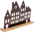 Husraddekoration, metall med