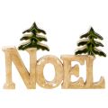 Juldekoration Noel-ställ med två granar 18 cm | Floristik24.se