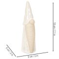 Dekorativ gnomfigur, ljus keramik, skandinavisk stil, 18 cm, 3 stycken | Floristik24.se