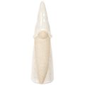 Dekorativ gnomfigur, ljus keramik, skandinavisk stil, 18 cm, 3 stycken | Floristik24.se