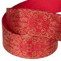 Presentband med festligt mönster för pyssel och dekoration, 40 mm x 15 m | Floristik24.se