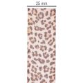 Presentband med djurmönster leopard, 25 mm brett, 18 m långt | Floristik24.se