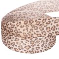 Presentband med djurmönster leopard, 25 mm brett, 18 m långt | Floristik24.se