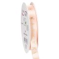 Floristik24 Presentband med guldrosetter 15mm 18m