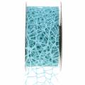 Floristik24 Dekorband mesh band ljusblå Tiffany 40mm 10m