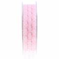 Floristik24 Spetsband rosa 20mm 20m