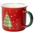 Julmugg med julgransmotiv, 9 cm | Floristik24.se
