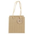 Blomkruka av papper räfflad med folie 12x12cm 8 st | Floristik24.se