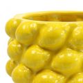 Floristik24 Blomkruka citronkruka keramik gul Ø18,5cm H12cm