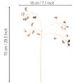 Bönblomsgren metallisk konstgjord växt jul 80 cm 3 st | Floristik24.se