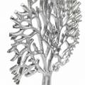 Floristik24 Dekorativt trädboksilver, trädsilhouett av metall, dekorativt träd på mangoträ