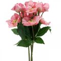 Floristik24 Julros, linsros, helleborre, konstgjorda växter rosa L34cm 4st