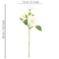 Konstgjord julrosblommabukett, vit, konstgjord juldekoration | Floristik24.se