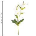 Julros Konstgjord Blomma Vit Dekorativ Konstgjord Blombukett, 40 cm, 4 st | Floristik24.se