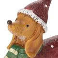 Dekorativ taxfigur med presentförpackning och hatt, 18 cm | Floristik24.se