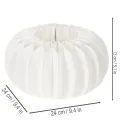 Runda pumpor av honungskakapapper, stora för torkade blommor och höstdekorationer, 24 cm, 4 st | Floristik24.se